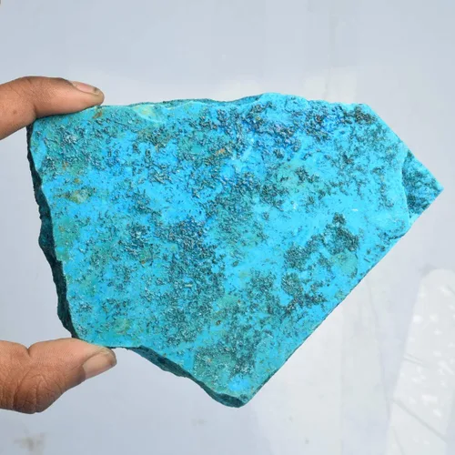 Vista 2 de GEMHUB Losa turquesa azul crudo natural 1527.00 Ct sin cortar cristal curativo en bruto sin calentar piedra turquesa azul, Gema, Arizona - azul
