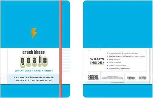 Vista 2 de Knock Knock Crush Those Goals - Agenda sin fecha y agenda semanal