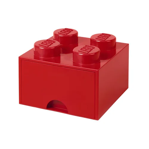 Vista 10 de LEGO - Cajón de ladrillos, 4 perillas, 1 cajón, caja de almacenamiento apilable, color verde menta aguamarina