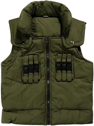 Vista 9 de Disfraces de cosplay para hombre, chaleco verde para fiesta