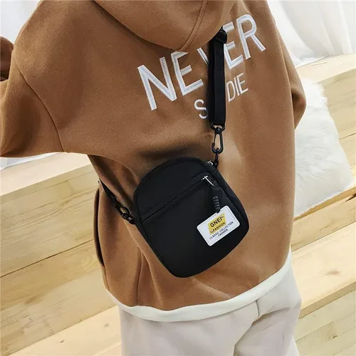 Vista 2 de Bolsos cruzados de nailon para mujer, bolso cruzado pequeño, monederos para mujer, bolso cruzado estético