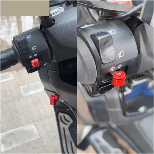 Vista 4 de Compatible con X-MAX 300 Xmax 300 Xmax 250 125 400 NMAX 155 Interruptor de motocicleta CNC Interruptor de señal de giro Accesorios de tecla
