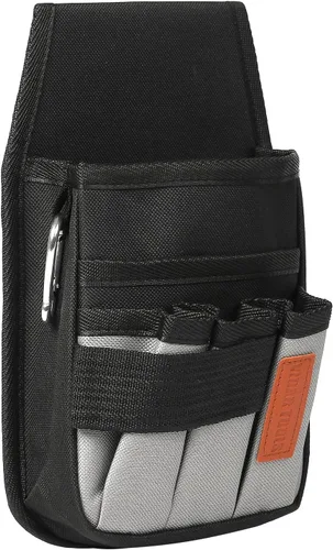 Vista 8 de VIDAR TOOLS Pequeña bolsa de herramientas con clip para cinturón, bolsas para cinturón de herramientas, bolsa de herramientas de electricista. Mini