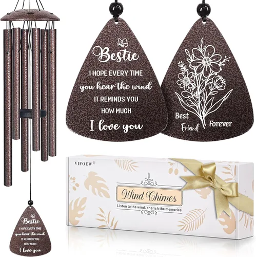Vista 15 de Regalos para abuela, campanillas de viento de bronce de 32 pulgadas, regalos para abuela, el mejor regalo de cumpleaños o Navidad para abuela