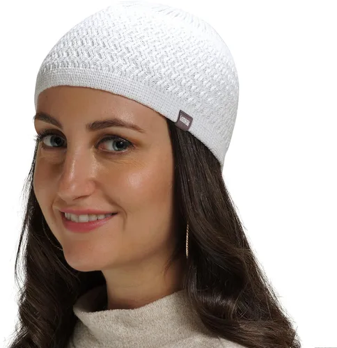 Vista 3 de Candid Signature Apparel Gorras de calavera para hombres y mujeres con punto en zigzag Gorro de algodón 100% transpirable Kufi Skully Caps