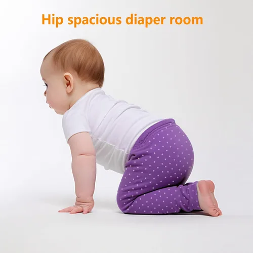 Vista 2 de Hakochia Pantalones deportivos para bebé, pantalones deportivos 100% algodón para bebés, niños y niñas, pantalones suaves y cómodos con amplio
