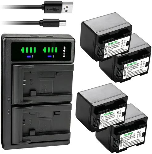 Vista 7 de Kastar Cargador de batería USB LTD2 para Canon VIXIA HF R600 HFR600, VIXIA HF R700 HFR700, VIXIA HF R800 HFR800, LEGRIA HF M36 HFM36, LEGRIA HF M38