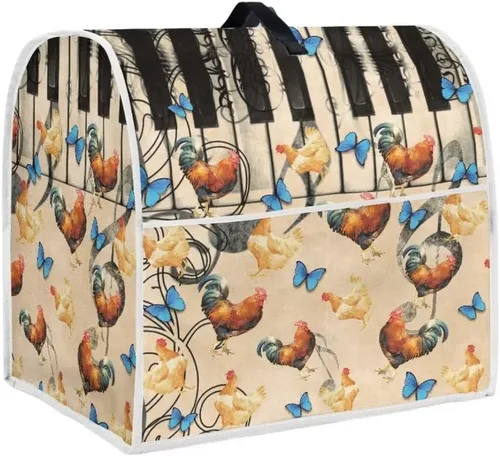 Vista 22 de Butterfly Kitchen Aid - Funda acolchada para batidora de pie, se adapta a todos los modelos de cabezal inclinable y elevador de tazón, tela