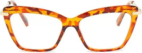 Vista 2 de Gafas de miopía con bisagra de resorte para mujer -6.00 Gafas de distancia de miopía de ojo de gato