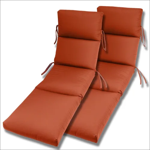Vista 11 de Comfort Classics Inc. Sunbrella - Juego de 2 colchonetas acanalado para camastro en interior y exterior de 22 x 74 x 5 pulgadas (55.8 x 188 x 12 cm)