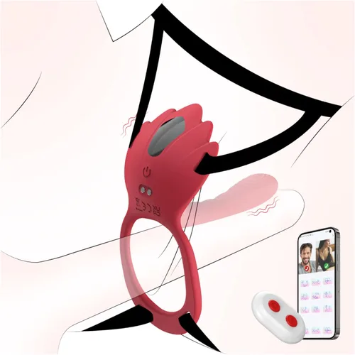 Vista 8 de Juguetes sexuales para adultos, juguete sexual femenino con 9 modos de vibración, estimulador de clítoris con anillo de pene vibrador, juguete