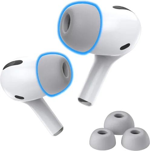 Vista 20 de Almohadillas de espuma viscoelástica Foam Masters para AirPods Pro 1ª y 2ª generación Cómodas Seguras Mejor cancelación de ruido Reemplazo