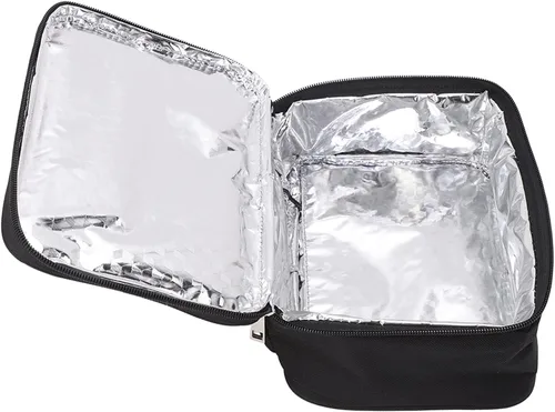 Vista 2 de KUIDAMOS Fiambreras portátiles calentador USB lonchera calentador 7.9 x 6.1 x 3.1 in calentamiento lento horno portátil con 2 métodos de calefacción