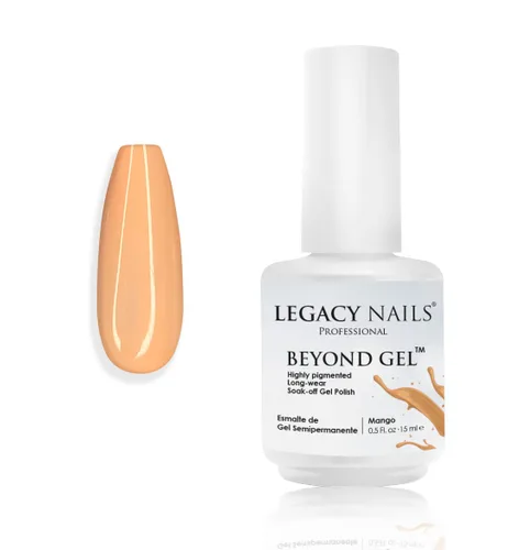Vista 14 de LEGACY NAILS Professional Beyond Gel Soak-Off Esmalte de uñas – Cobertura completa, altamente pigmentado (BEYOND GEL – ALBA 1/2 oz)