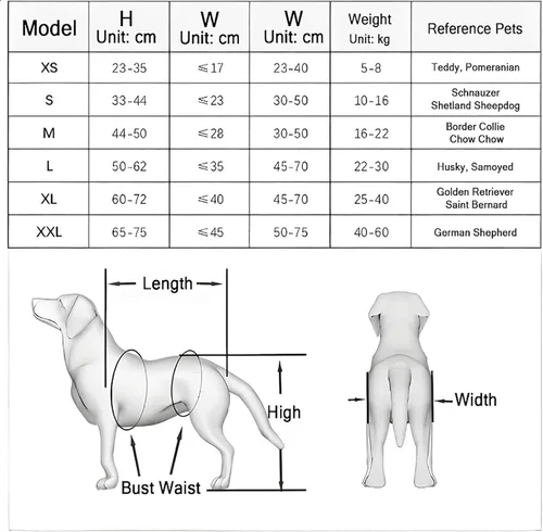 Vista 7 de Silla de perro de 4 ruedas ajustable, silla de ruedas para perro, sillas de ruedas para perros para patas delanteras, soportes para piernas