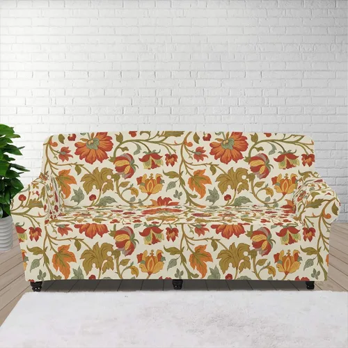 Vista 131 de Horeset Fundas elásticas para sofá con diseño de flores otoñales, lavables para sofá de 2 cojines, funda protectora para mascotas y perros