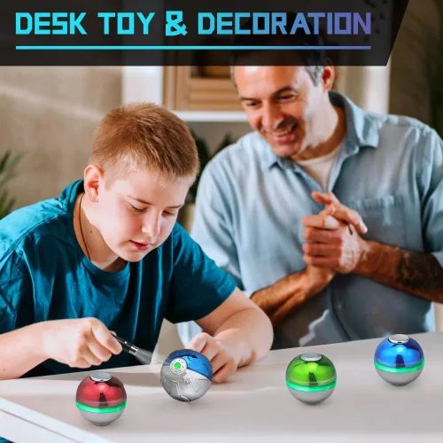 Vista 5 de Juguete Fidget Spinner de Metal Relleno de Huevo de Pascua para Regalo de Niño, Spinner de Dibujos Animados Luminoso de Servicio Pesado Regalo