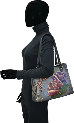 Vista 4 de Anna by Anuschka - Bolso de hombro con diseño de piel auténtica