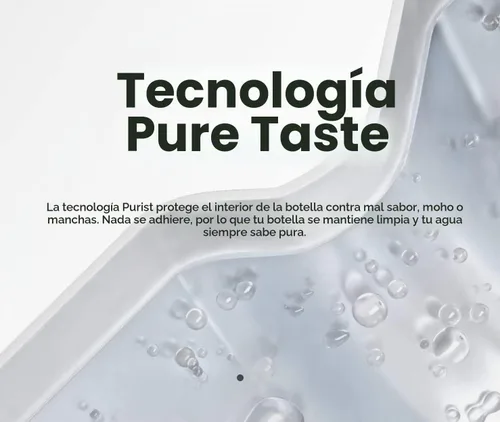Vista 3 de SPURCYCLE Botella de agua Catch Up – 22 onzas, Purist, tapa MoFlo, resistente a las manchas, botella flexible para bicicleta Ponte al día