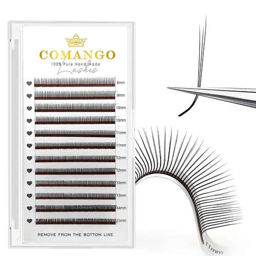 Vista 48 de CoMango Spikes - Extensiones de pestañas Flora 5D, color negro mate