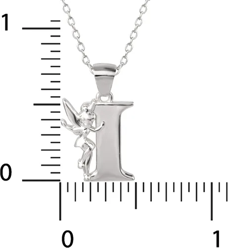 Vista 5 de Disney Tinkerbell - Collar con colgante de plata con inicial, no conocido