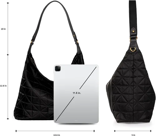 Vista 4 de Montana West Wrangler Quilted Hobo Purses for Women Shoulder Crossbody Bags