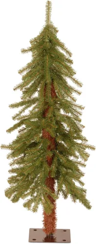 Vista 5 de National Tree Company 6ft Pre-Lit Hickory Cedar Artificial Christmas Tree