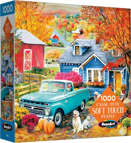 Vista 10 de RoseArt - Soft Touch - Farmer's Market - Rompecabezas de 1000 piezas para adultos