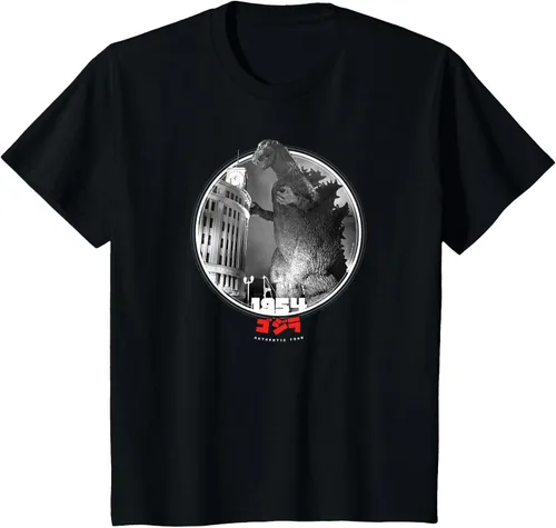 Vista 33 de Godzilla 1954 Icons of Toho - Camiseta pequeña Negro