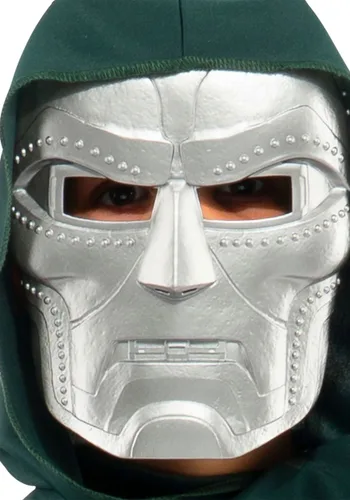Vista 4 de Kit de Accesorios Capa con Capucha y Máscara de Doctor Doom para Niños Marvel Multicolor