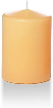 Vista 61 de yummi Caja de 12 velas redondas blancas de 3" x 4