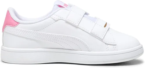 Vista 5 de PUMA Tenis unisex Smash 3.0 de cuero con velcro para niños