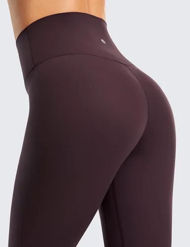 Vista 4 de CRZ YOGA - Leggings cepillados de entrenamiento con sensación de no llevar nada para mujer, de 2528 pulgadas, pantalones para yoga cintura alta