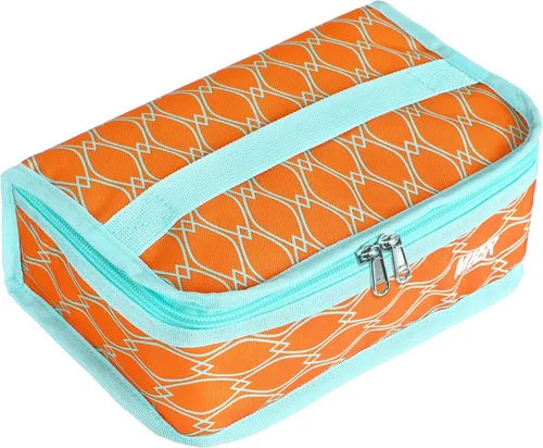 Vista 12 de MIER Lonchera térmica para hombres, mujeres y niños, portátil, pequeña, para 9 latas, mini hielera térmica compacta para escuela, trabajo, picnic