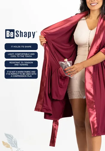 Vista 4 de BE SHAPY 401-211 Faja poscirugía etapa 2 + conjunto de pijama para mujer