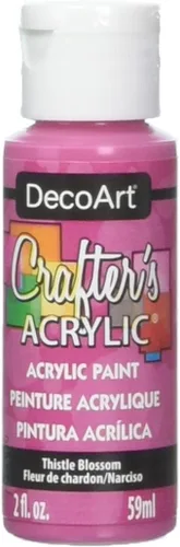 Vista 30 de DecoArt Crafter's Acrílico, de 2 onzas, color azul marino. Oro envejecido