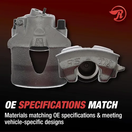 Vista 3 de Raybestos R-Line - Pinza de freno de disco delantera remanufacturada de repuesto para Jeep Grand Cherokee modelos 1999-2002 (FRC10963) (renovado)