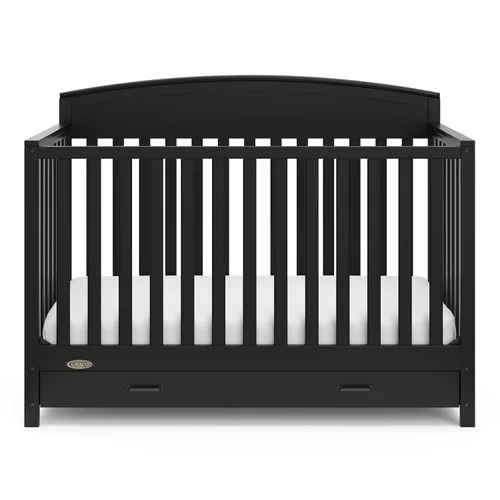 Vista 9 de Graco Benton - Cuna convertible 5 en 1 con cajón, certificado GREENGUARD Gold, se convierte de cuna de bebé a cama infantil, sofá cama y cama