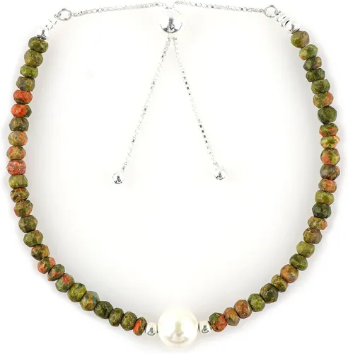 Vista 7 de Pulseras bolo con cuentas de piedras preciosas naturales, piedras de cuentas surtidas, joyería hipoalergénica bohemia hecha a mano para mujeres