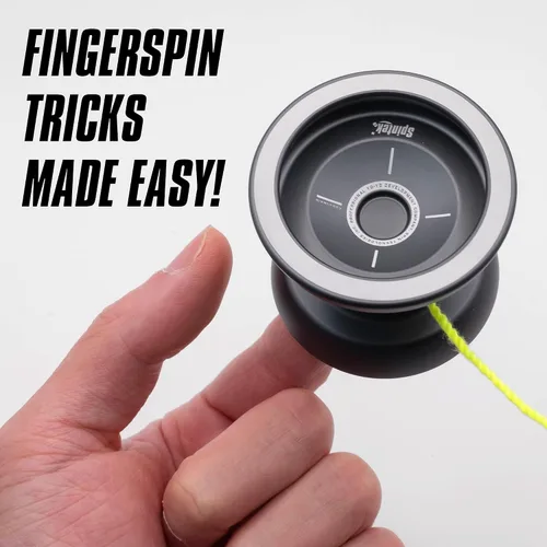 Vista 3 de Crosshair Fingerspin Yoyo – Un yoyo profesional convertible sensible y sin respuesta Fácil de usar para principiantes y profesionales Un yoyo