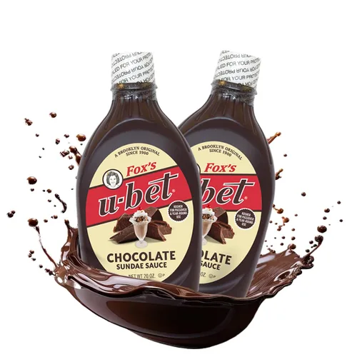 Vista 16 de Botella de jarabe FOX'S U-BET, Certificado Kosher, Original de Brooklyn, Sin Grasa (Paquete de 1, Chocolate)