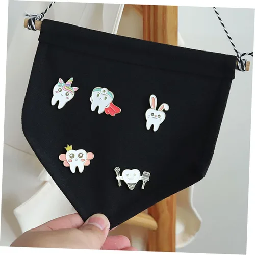 Vista 8 de SOIMISS 25 mochilas con broche de dientes en vestidos a granel trajes pin estético esmalte dental dentista pin dentista regalo accesorios de gusto
