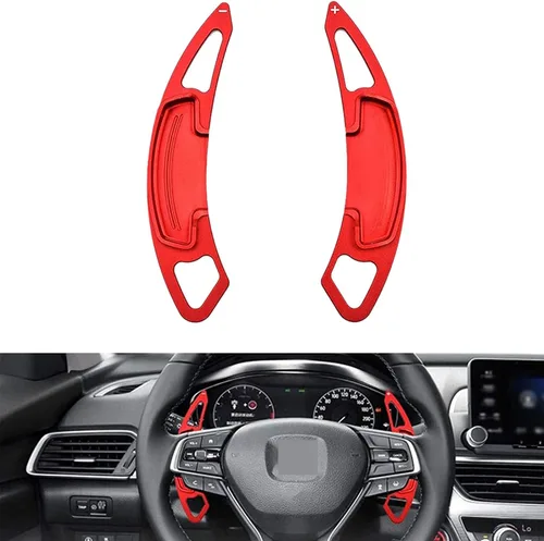 Vista 5 de Extensión de palanca de cambios de volante de aleación de aluminio para Honda Accord Odyssey Spirior Civic CR-V UR-V Hybird Inspex Insight Crown