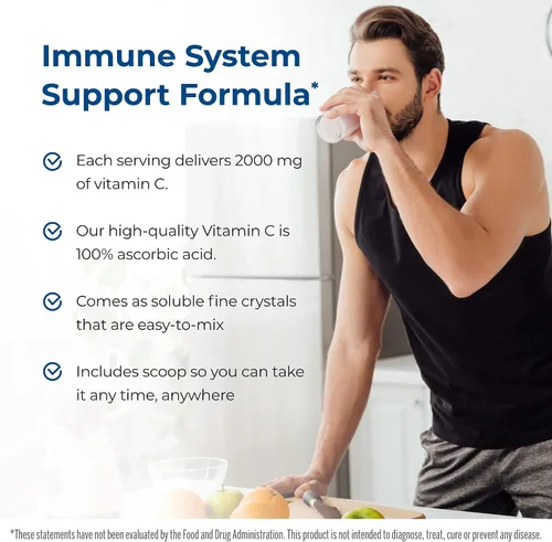 Vista 4 de Immune & Genetics Protocols LLC Vitamina C de alta potencia* 2000 mg - Versátil y potente (120 porciones/4 meses aproximadamente)
