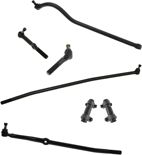 Vista 216 de TRQ Kit de dirección delantera con barra de acoplamiento de fuelle de piñón y cremallera compatible con Toyota Echo 2000-2005