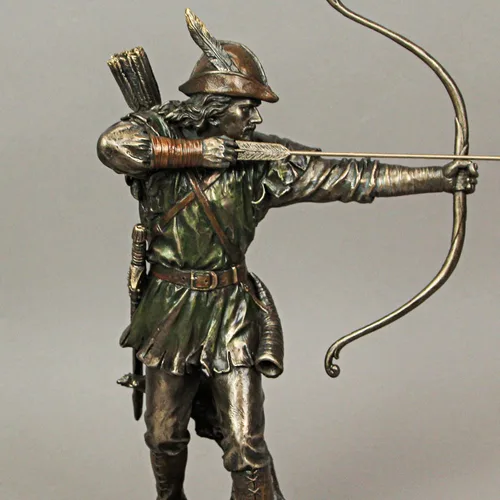 Vista 7 de Veronese Design Robin Hood Shooting Flecha Portait Estatua