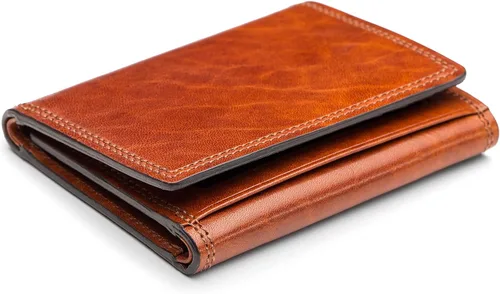 Vista 3 de Bosca Double I.D. Trifold in Dolce Leather - RFID