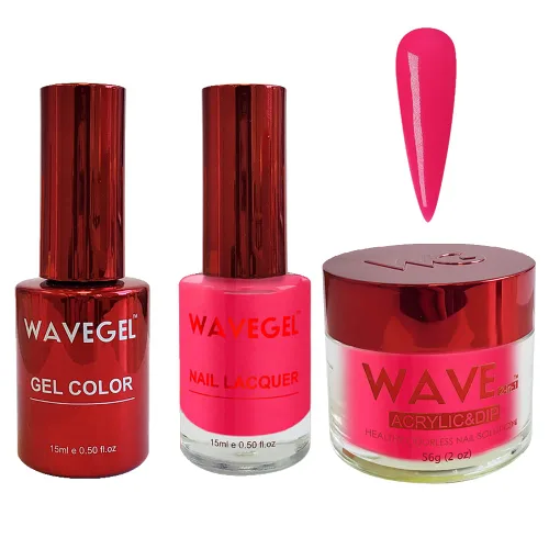 Vista 71 de WAVEGEL - Juego de gel de remojo, laca de uñas y polvo acrílico y polvo de inmersión a juego - Colección Queen - #001 Negro sedoso