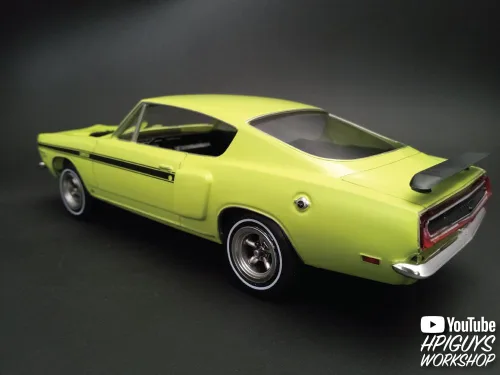 Vista 8 de MPC 1969 Plymouth Barracuda 1:25 Escala Modelo Kit