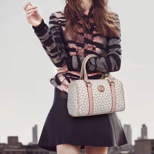 Vista 8 de Juego de 6 bolsos para mujer, de piel sintética, multiusos, clásico, bolsa de hombro
